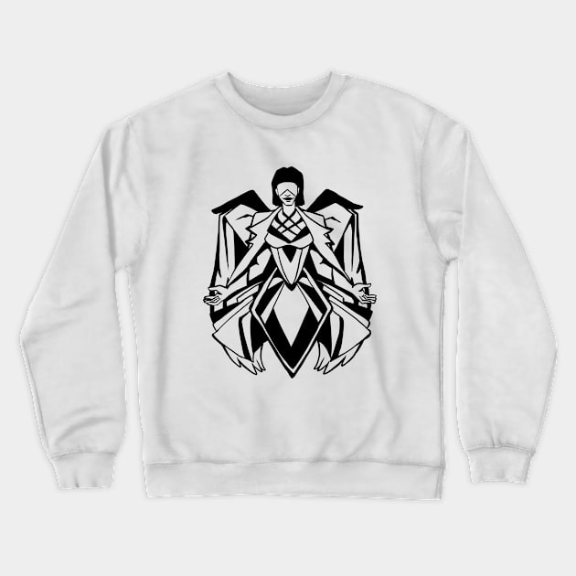 Angular Crewneck Sweatshirt by Newtegan